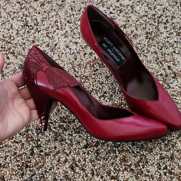 VINTAGE Stuart Weitzman for Mr. Seymour, size 8 1/2 narrow heels - Picture 2 of 11